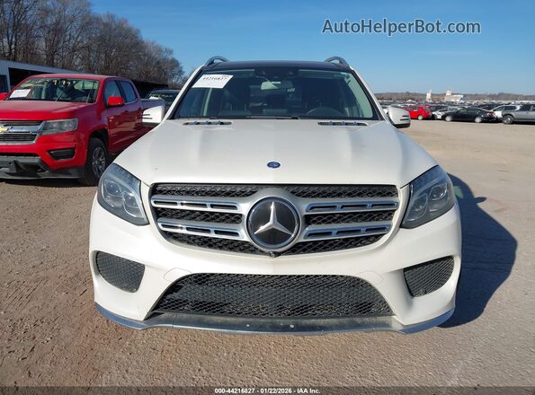 4JGDF7DE4HA755166 2017 MERCEDES-BENZ GLS 550 White Widok deski rozdzielczej