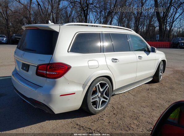 4JGDF7DE4HA755166 2017 MERCEDES-BENZ GLS 550 White Tył prawy