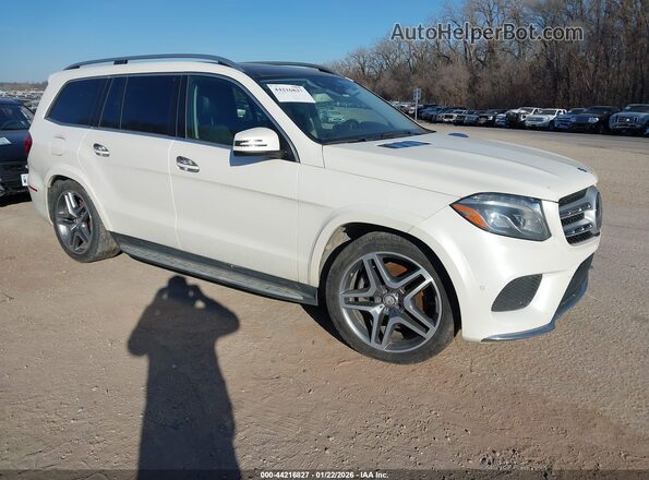 4JGDF7DE4HA755166 2017 MERCEDES-BENZ GLS 550 White Przód prawy