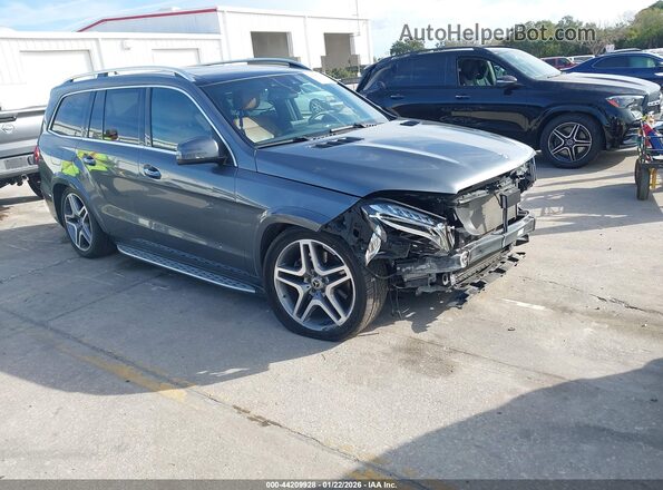 4JGDF7DE6JB055553 2018 MERCEDES-BENZ GLS 550 Gray Przód prawy