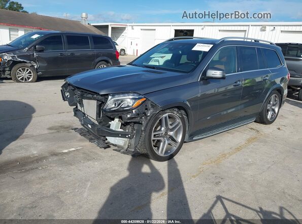4JGDF7DE6JB055553 2018 MERCEDES-BENZ GLS 550 Gray Przód lewy