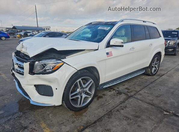 4JGDF7DE6KB188380 2019 MERCEDES-BENZ GLS Белый Передняя левая четверть