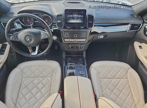 4JGDF7DE6KB188380 2019 MERCEDES-BENZ GLS Белый Вид панели приборов