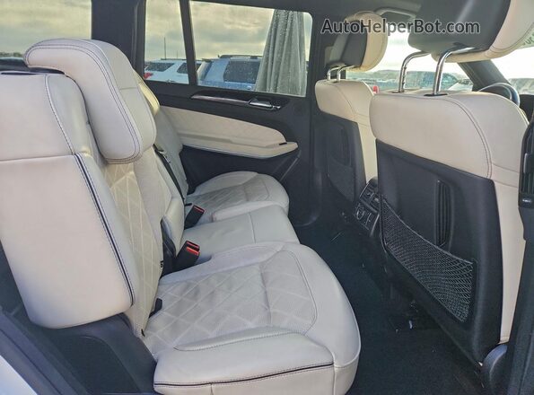 4JGDF7DE6KB188380 2019 MERCEDES-BENZ GLS Белый Вид задней части салона