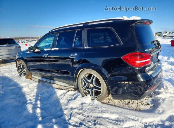 4JGDF7DE9HA753350 2017 MERCEDES-BENZ GLS Черный Задняя левая четверть