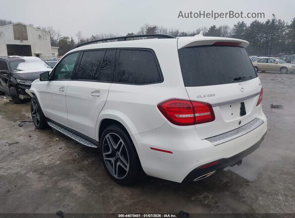 4JGDF7DEXHA953928 2017 MERCEDES-BENZ GLS 550 Белый Задняя левая четверть