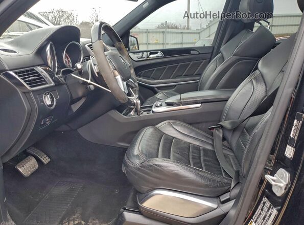 4JGDF7EE9GA687721 2016 MERCEDES-BENZ GL-CLASS Черный Вид салона спереди