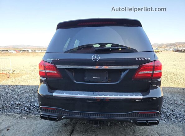 4JGDF7FE2JB020148 2018 MERCEDES-BENZ GLS Black Rear view