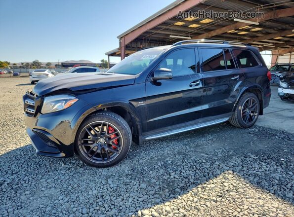 4JGDF7FE2JB020148 2018 MERCEDES-BENZ GLS Black Front left
