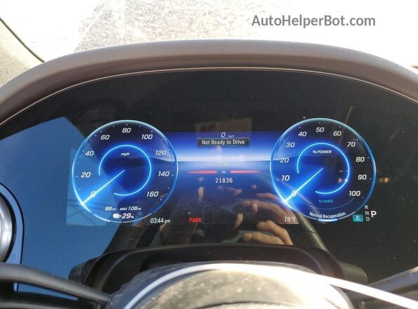 4JGDM2DB9RA033630 2024 MERCEDES-BENZ EQS Серый Вид щитка приборов