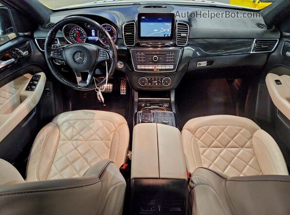4JGED6EB6KA139288 2019 MERCEDES-BENZ GLE Белый Вид панели приборов