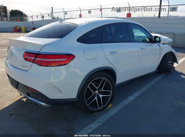 4JGED6EB7GA013304 2016 MERCEDES-BENZ GLE 450 AMG COUPE White Задня права чверть