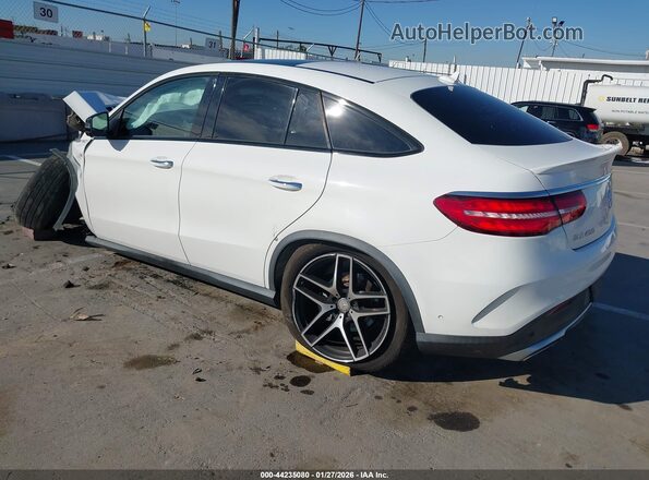 4JGED6EB7GA013304 2016 MERCEDES-BENZ GLE 450 AMG COUPE White Задня ліва чверть