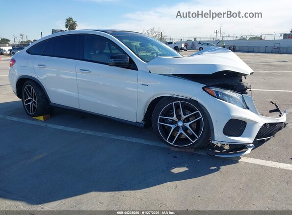 4JGED6EB7GA013304 2016 MERCEDES-BENZ GLE 450 AMG COUPE White Передня права чверть