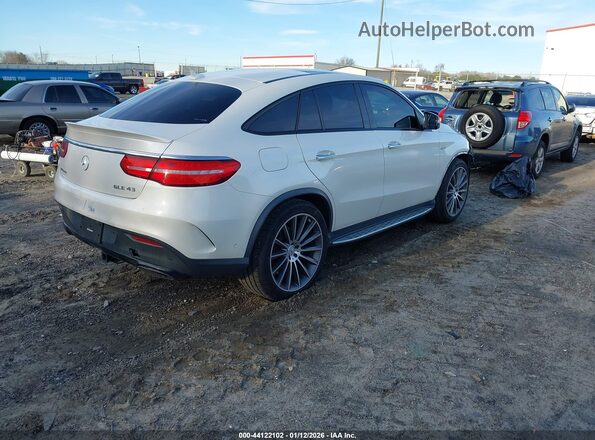 4JGED6EB7KA153362 2019 MERCEDES-BENZ AMG GLE 43 COUPE White Trasero derecho