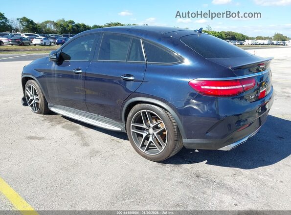 4JGED6EB8GA016129 2016 MERCEDES-BENZ GLE 450 AMG COUPE Blue Tył lewy