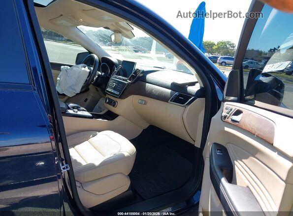 4JGED6EB8GA016129 2016 MERCEDES-BENZ GLE 450 AMG COUPE Blue Widok wnętrza z przodu