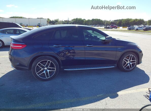 4JGED6EB8GA016129 2016 MERCEDES-BENZ GLE 450 AMG COUPE Blue Widok zestawu wskaźników