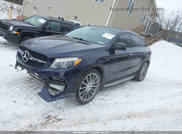 4JGED6EB9KA154089 2019 MERCEDES-BENZ AMG GLE 43 COUPE Blue Przód lewy