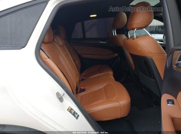 4JGED6EBXGA020974 2016 MERCEDES-BENZ GLE 450 AMG COUPE White Widok naklejki z numerem VIN