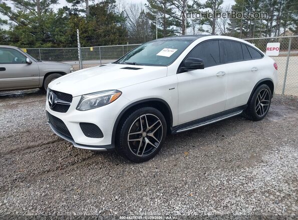 4JGED6EBXGA020974 2016 MERCEDES-BENZ GLE 450 AMG COUPE White Przód lewy