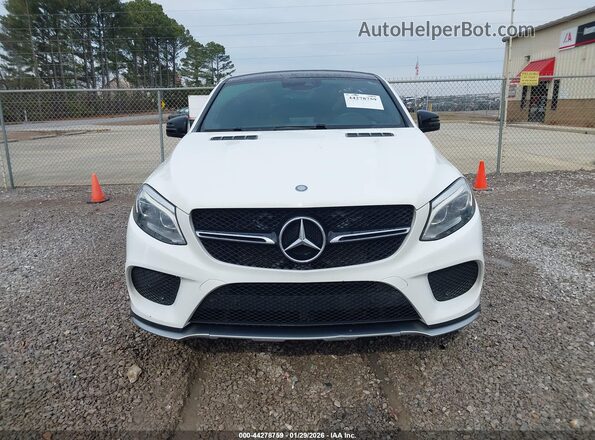 4JGED6EBXGA020974 2016 MERCEDES-BENZ GLE 450 AMG COUPE White Widok zestawu wskaźników