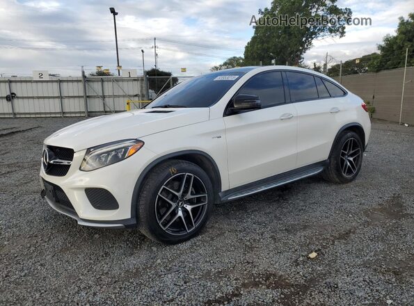 4JGED6EBXHA070887 2017 MERCEDES-BENZ GLE Белый Передняя левая четверть