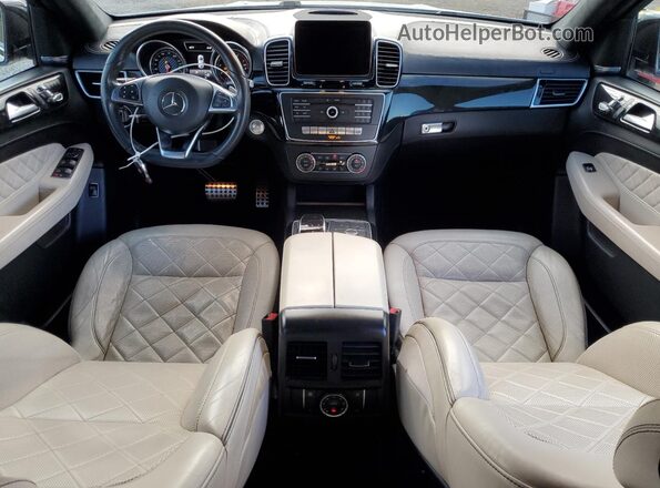 4JGED6EBXHA070887 2017 MERCEDES-BENZ GLE Белый Вид панели приборов
