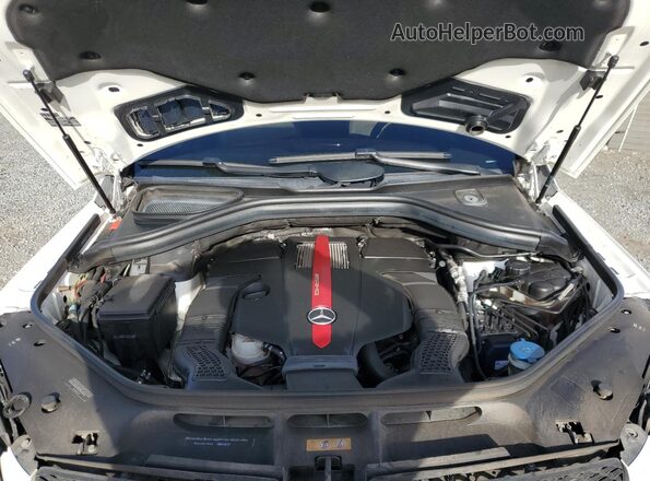 4JGED6EBXHA070887 2017 MERCEDES-BENZ GLE Белый Вид подкапотного пространства