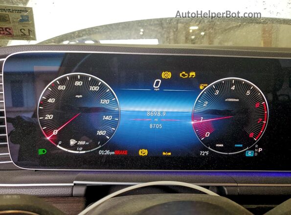 4JGFB4EB7SB366353 2025 MERCEDES-BENZ GLE White Vista del cuadro de instrumentos