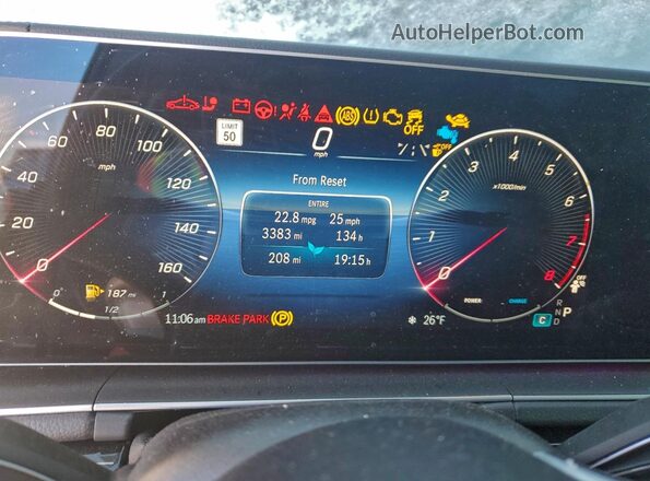 4JGFB4FE5SB392832 2025 MERCEDES-BENZ GLE Gray Вид щитка приладів