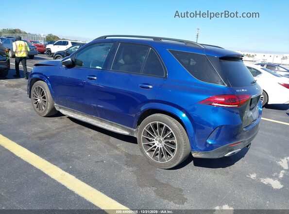 4JGFB4JB9MA494740 2021 MERCEDES-BENZ GLE 350 Синий Задняя левая четверть