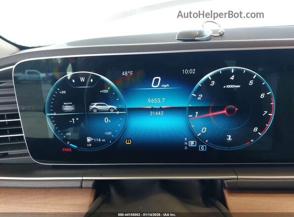 4JGFB4KB0MA552961 2021 MERCEDES-BENZ GLE 350 White უკანა სავარძლების ხედი