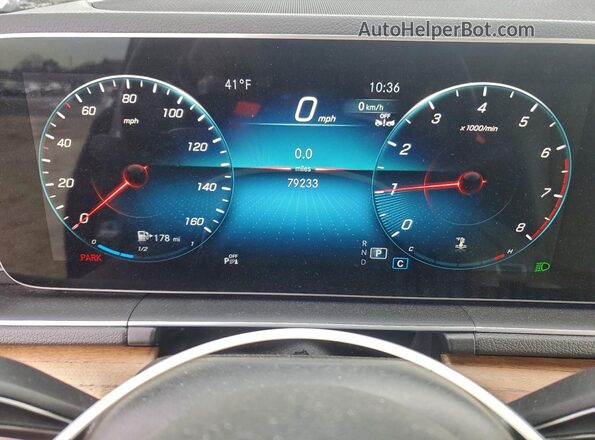 4JGFB4KB1MA409615 2021 MERCEDES-BENZ GLE Черный Вид щитка приборов