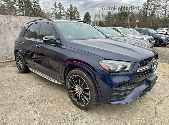 4JGFB4KB3MA495610 2021 MERCEDES-BENZ GLE-CLASS Blue Vista tres cuartos delantera izquierda