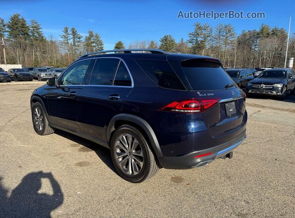 4JGFB4KB6NA635814 2022 MERCEDES-BENZ GLE Синий Передняя правая четверть