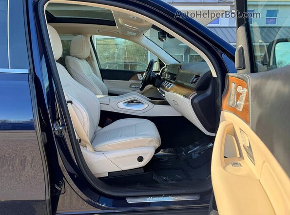 4JGFB4KB6NA635814 2022 MERCEDES-BENZ GLE Синий Вид сзади