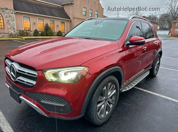 4JGFB4KB8LA106748 2020 MERCEDES-BENZ GLE-CLASS Красный Передняя левая четверть