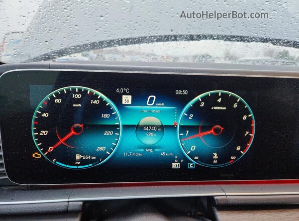 4JGFB4KB8LA254981 2020 MERCEDES-BENZ GLE Серый Вид щитка приборов