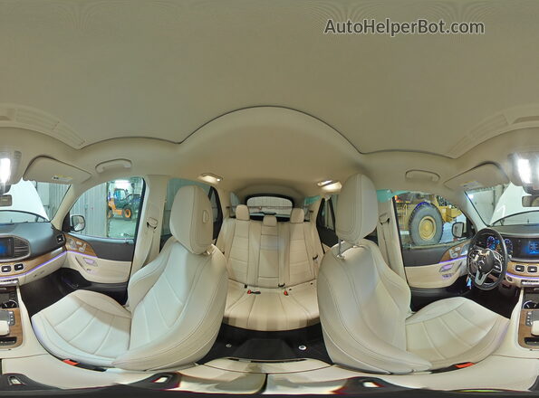 4JGFB4KBXMA391860 2021 MERCEDES-BENZ GLE Белый Панорамный вид салона 360°