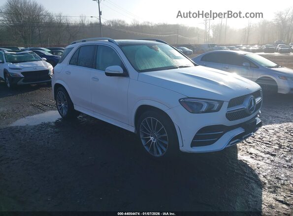 4JGFB5KB6MA449422 2021 MERCEDES-BENZ GLE 450 Белый Передняя правая четверть