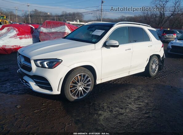4JGFB5KB6MA449422 2021 MERCEDES-BENZ GLE 450 Белый Передняя левая четверть