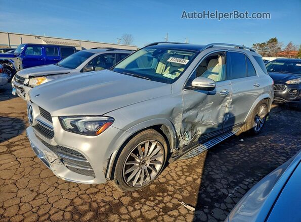 4JGFB5KB7MA438011 2021 MERCEDES-BENZ GLE Silver Przód lewy
