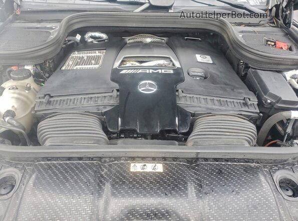 4JGFB8KB1MA279374 2021 MERCEDES-BENZ GLE Black Vista del compartimento del motor
