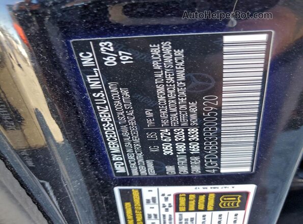 4JGFD6BB3RB005920 2024 MERCEDES-BENZ GLE-CLASS Черный 