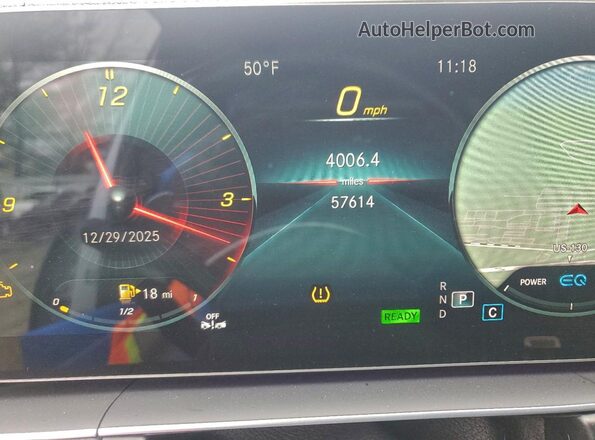 4JGFD6BB8MA356627 2021 MERCEDES-BENZ GLE Silver Vista del cuadro de instrumentos