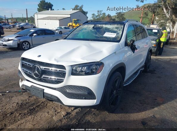4JGFF5KE3MA556491 2021 MERCEDES-BENZ GLS 450 Белый Передняя левая четверть