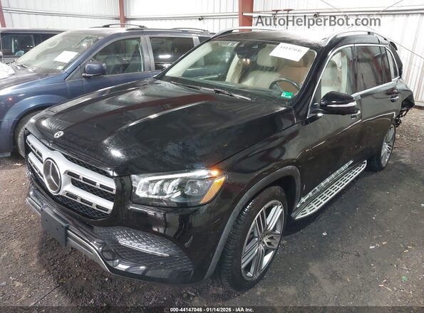 4JGFF5KE8MA318815 2021 MERCEDES-BENZ GLS 450 Черный Передняя левая четверть