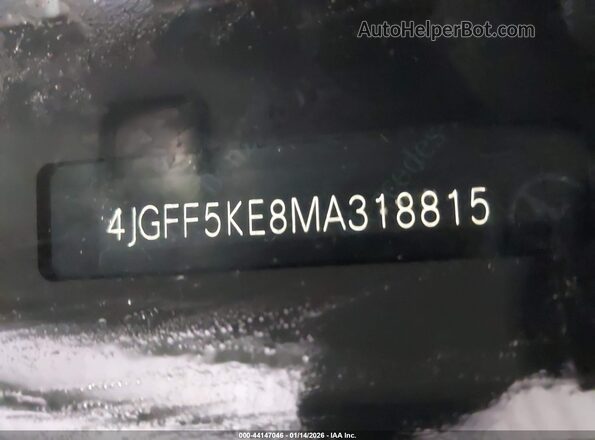 4JGFF5KE8MA318815 2021 MERCEDES-BENZ GLS 450 Черный Вид подкапотного пространства
