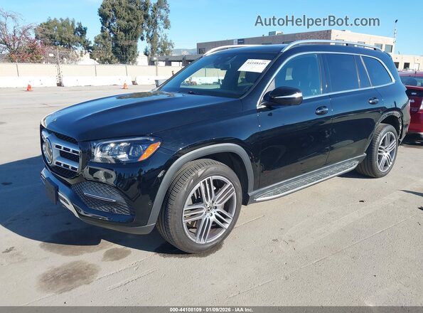 4JGFF5KEXNA767060 2022 MERCEDES-BENZ GLS 450 Черный Передняя левая четверть